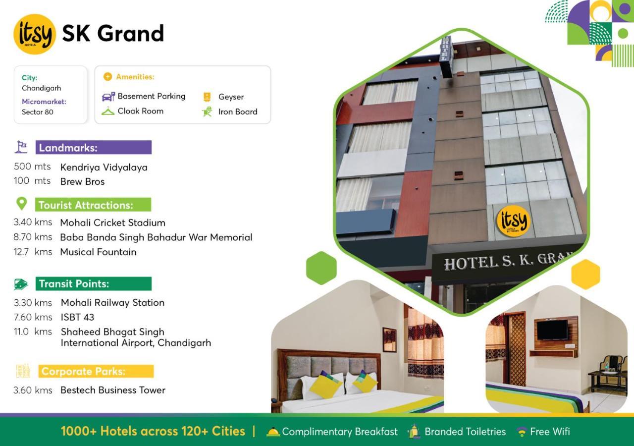 מלון Sohāna Itsy By Treebo - Sk Grand - Sector 80 Mohali מראה חיצוני תמונה